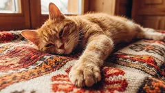 Varför spinner katter? 5 betydelser bakom en spinnande katt