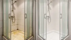 Skinande ren som ny: hemligheten avslöjad – det här är det bästa för att rengöra duschkabinen