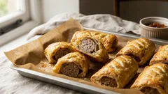 Hemgjorda korvrullar: ett enkelt recept på en brittisk klassiker