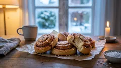 Julens kanelbullar steg för steg