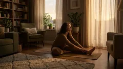 Kvällsstretch på 10 minuter: så släpper du dagens spänningar och somnar lättare